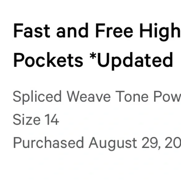 Lululemon Fast and Free High Rise Leggings - 25” - Size: 14 - Picture 5 of 5